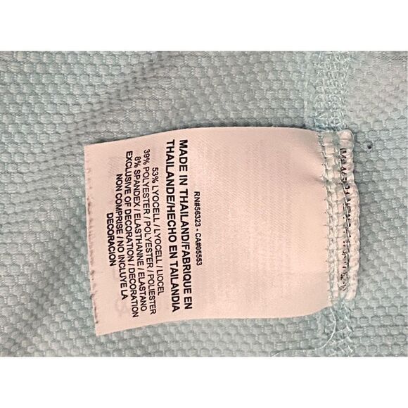 Nike Dri Fit Green-Blue Running Shirt with Thumbholes - Picture 7 of 9